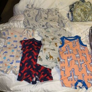 Colorful Baby Rompers Set - 0-3/3 month